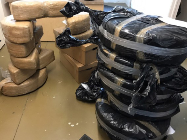 Agents seize 480 pounds of pot shipped from Mexico to Warren area