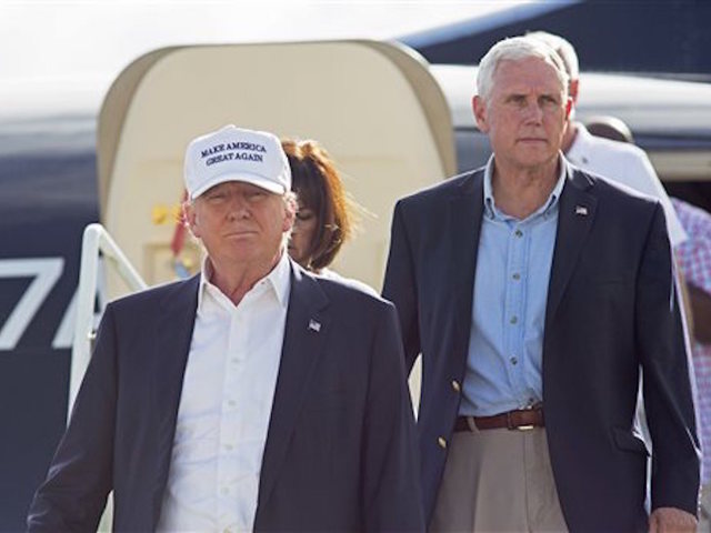 Trump tours flooding during campaign turnaround