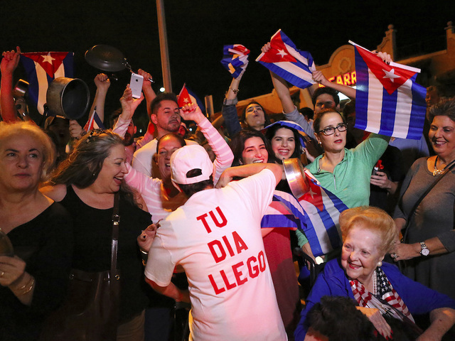 Miami's Cuban population celebrates, reflects upon Fidel Castro's death