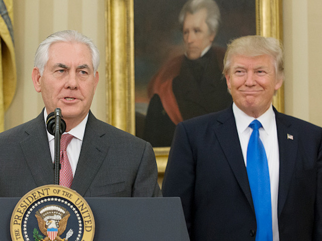 President Trump claims that reports of Tillerson ouster are 'fake news'