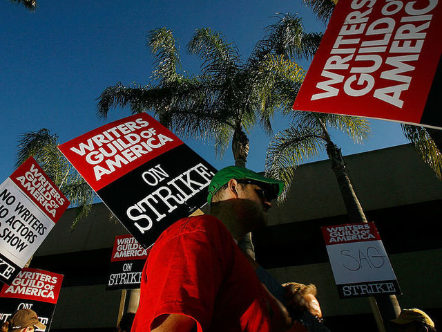 TV writers inching closer to work stoppage