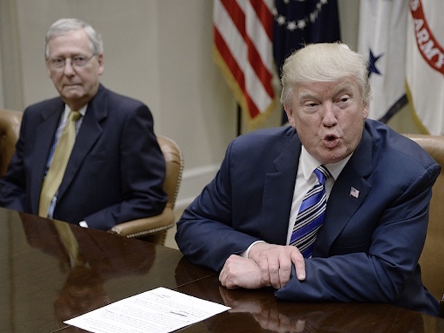 President Trump and Mitch McConnell talked about how to address Roy Moore situation
