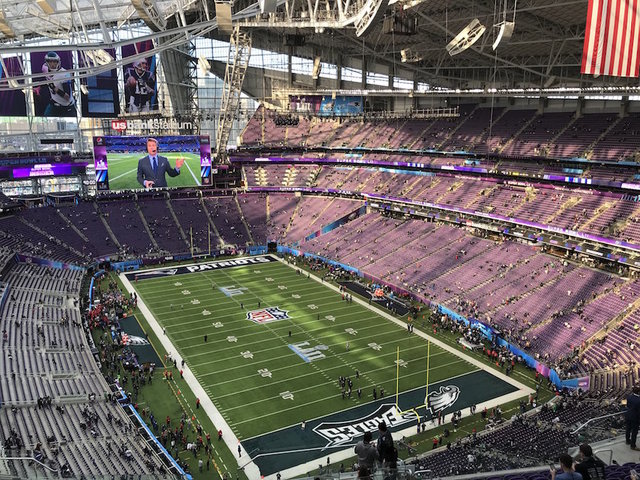 Early Super Bowl ratings are down slightly