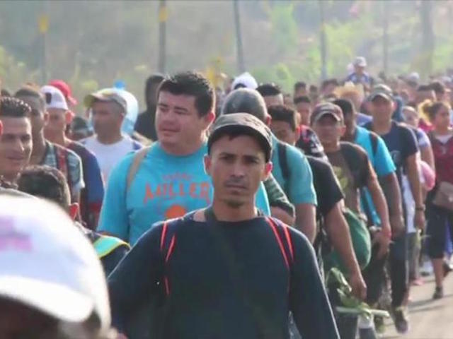 These are the Central American migrants crossing Mexico in a caravan