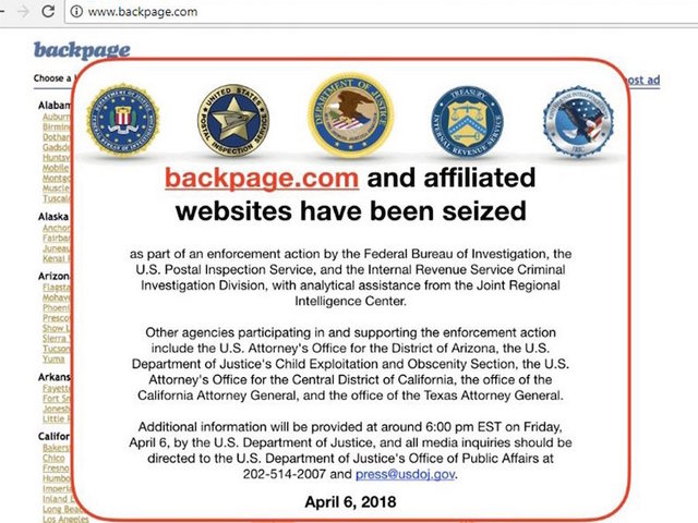 Backpage.com: Justice Department seizes classified ads website