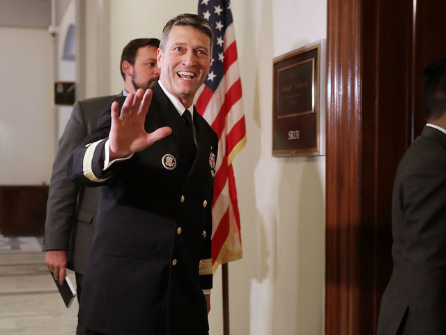 Trump stands behind embattled VA pick