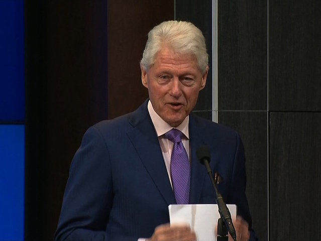 On book tour, Bill Clinton gets questions about Monica Lewinsky