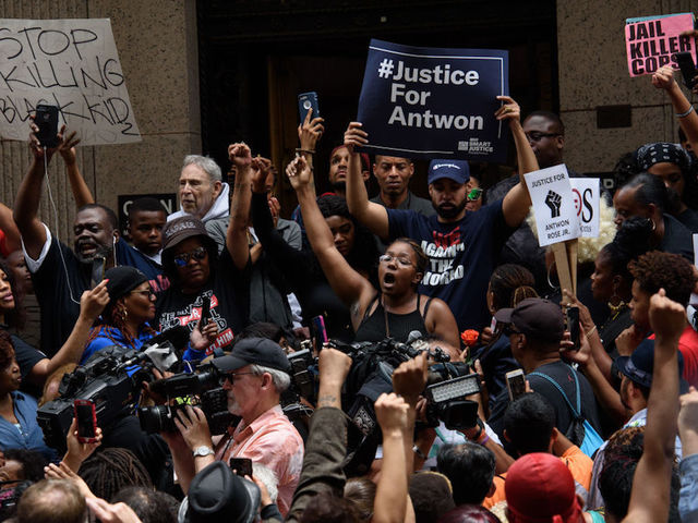 Car drives through crowd protesting police killing of Antwon Rose in Pittsburgh