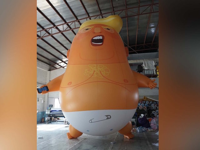'Baby Trump' balloons are coming to New Jersey after flying in the United Kingdom