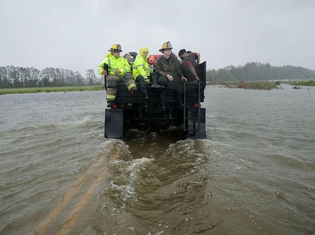 Photos: Flood waters rise in North Carolina ahead of Florence