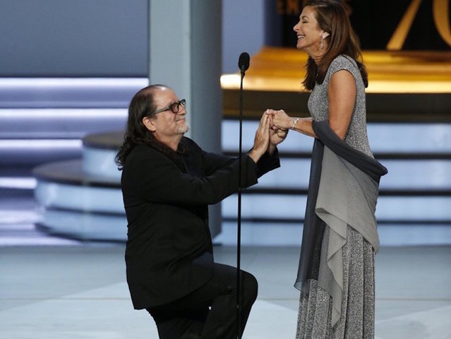 Glenn Weiss wins best Emmy moment with live proposal