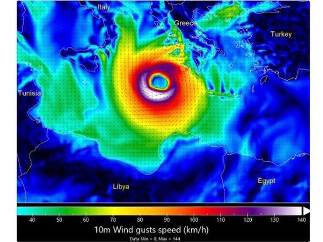 'Medicane,' a rare, hurricane-like storm, is on track to hit Europe