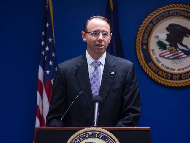 Rosenstein wants Mueller's special counsel probe finished soon, Bloomberg reports
