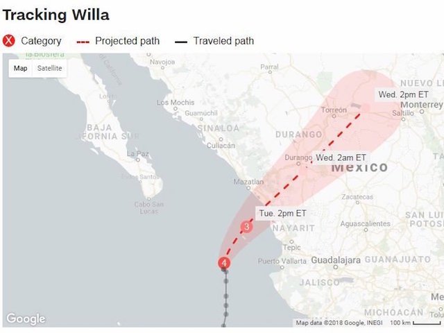 Hurricane Willa's remains could spawn the first nor'easter of the season