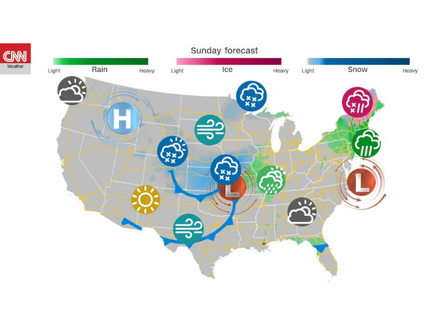 The coldest Thanksgiving in over a century for millions plus traffic troubles