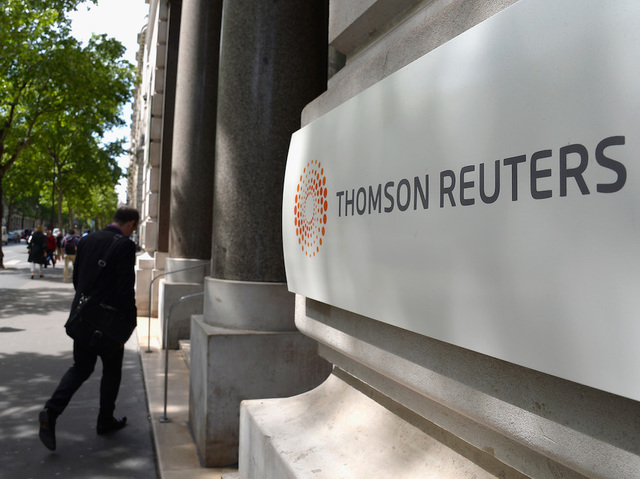 Thomson Reuters media company to cut 3,200 jobs