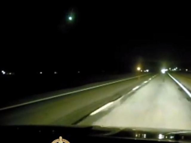 Watch: Fireball from Geminid meteor shower caught on Indiana deputy's dash cam